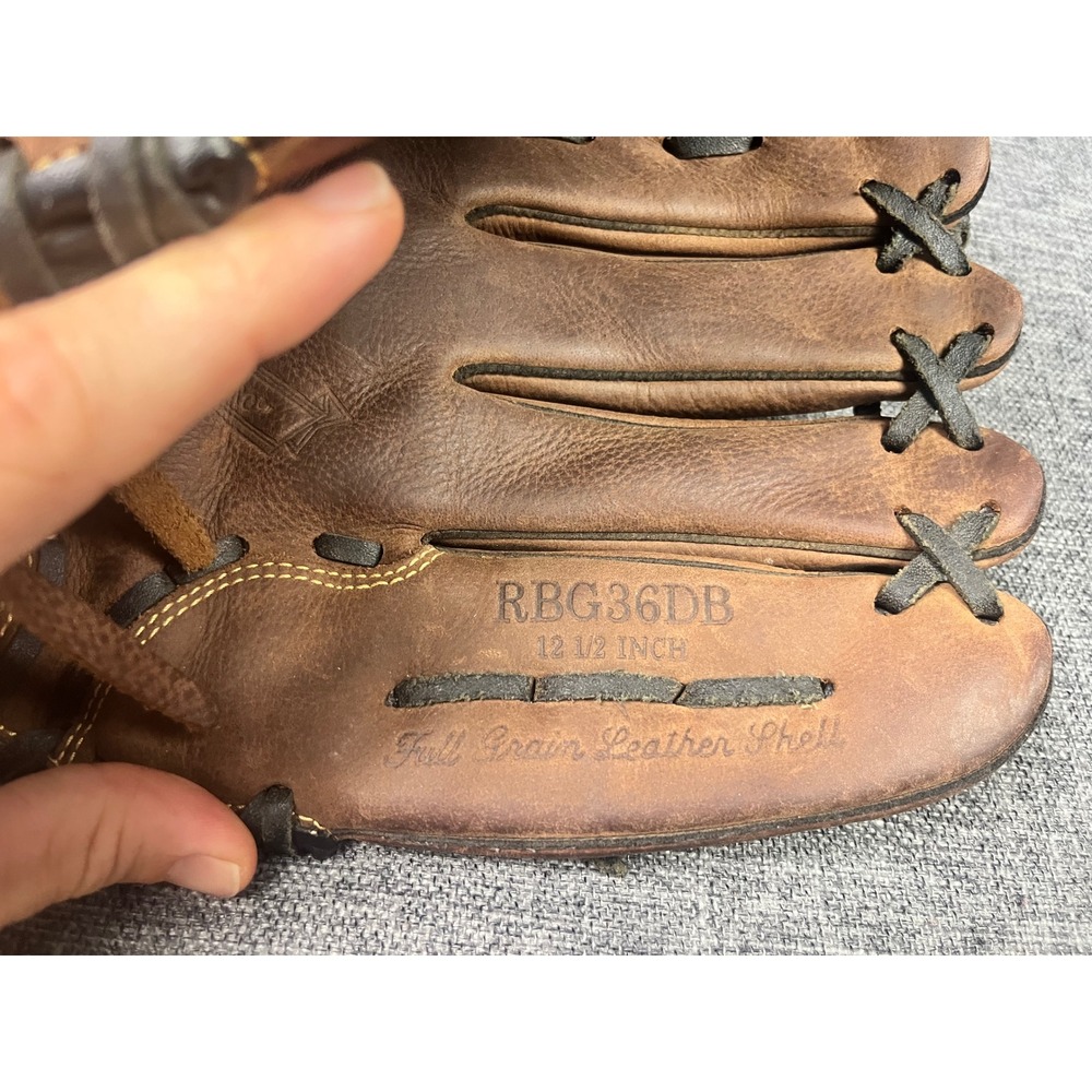 Rawlings Gold Glove RBG36DB 12.5 Inch Baseball Glove Basket Web Right Hand Throw - Picture 4 of 6